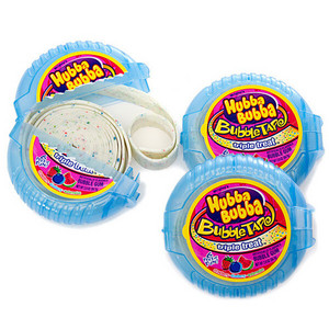  Hubba Bubba Bubble Tape Gum Rolls Triple Treat 12-Piece Box