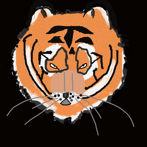  I drew a tiger! 😁