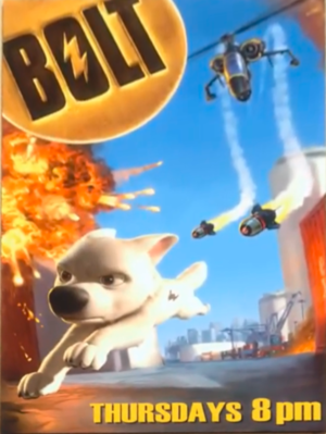 I fixed the Bolt poster from the movie in GIMP