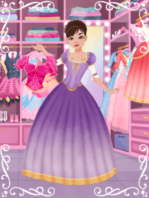  Ilana in her Casual vestido standing in her sewing room
