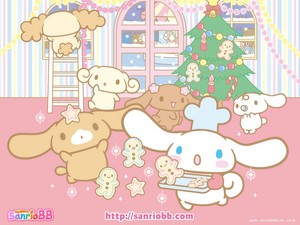 Just a cute Cinnamoroll wallpaper for Christmas