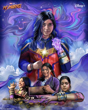  Kamala Khan | Ms Marvel | inspired-by poster