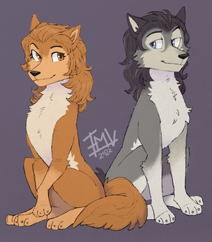  Kate and Humphrey (by AkPawn)