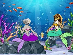  Kate and Lilly the Mer-Wolf Sisters request (by TheEmperorOfHonor)