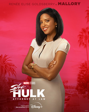 Renée Elise Goldsberry as Mallory Book | She-Hulk: Attorney at Law | Character poster