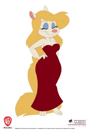  Minerva cerpelai, mink (Animaniacs 2020 Season 3) Dress Close Her Eyes Model Character