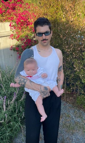  Mitch and his god son! 😍