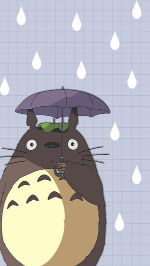  My Neighbor Totoro Phone 壁紙