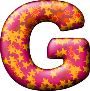  Party Balloon Warm Letter G