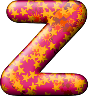  Party Balloon Warm Letter Z