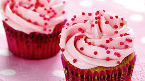  berwarna merah muda, merah muda cupcake