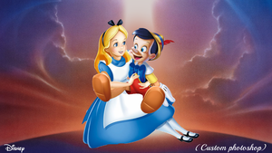  Pinocchio and Alice Being Together