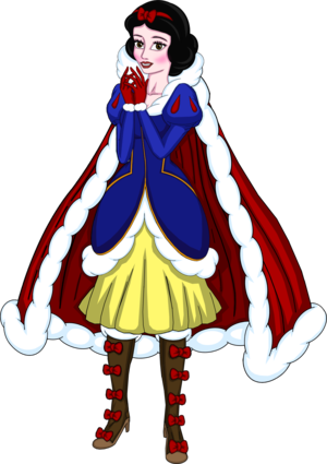  Snow White (Winter with faux cape)
