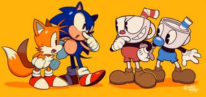  Sonic x Cuphead