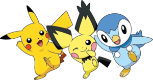  Spiky-eared Pichu and her mates