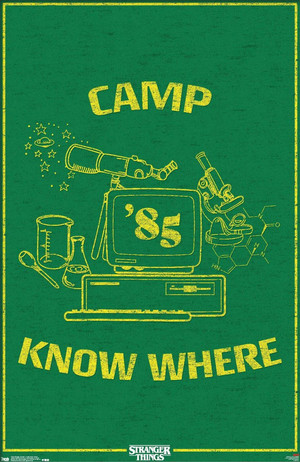  Stranger Things 3 - Poster - Camp Know Where