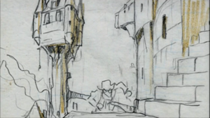  The замок of Cagliostro Concept Art