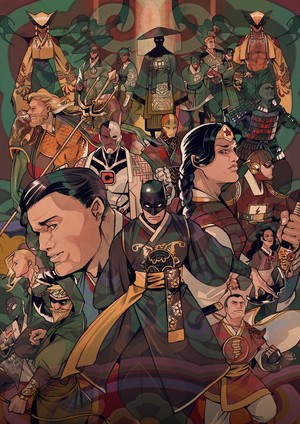  The Justice League Reimagined par Jo Cheol-Hong (Mi-Gyeung)