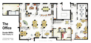  The Office: Dunder-Mifflin Floor Plan
