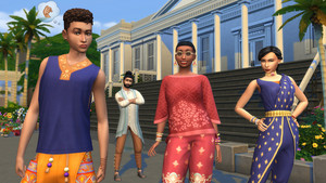  The Sims 4: Fashion đường phố, street Kit