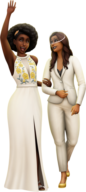  The Sims 4: My Wedding Stories Render