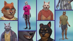  The Sims 4: manusia serigala