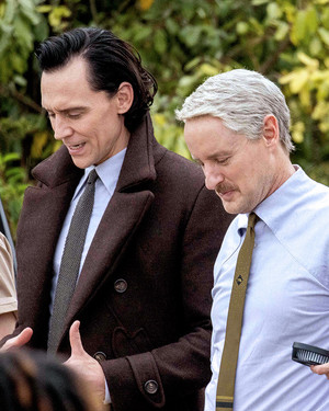  Tom hiddleston and Owne Wilson filming loki season 2 in Essex, England. July 12, 2022
