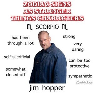  Zodiac Signs as Stranger Things Characters: Scorpio (October 23 – November 21)