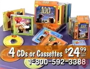  four cds of cassettes