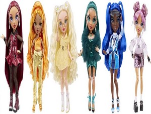  upinde wa mvua high series four dolls