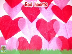  red hearts