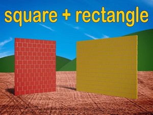  square plus rectangle