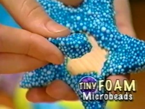  tiny foam microbeads