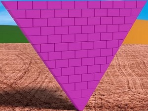  segitiga, segi tiga dinding