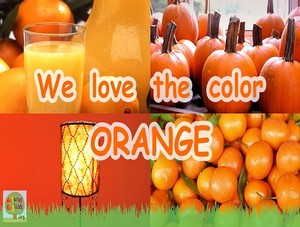  we amor the color naranja