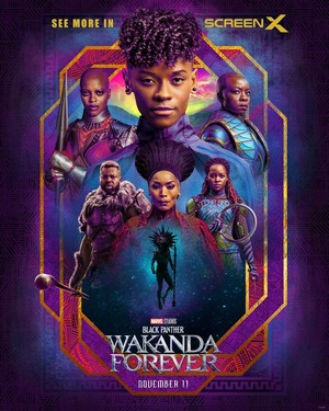  Black Panther: Wakanda Forever | Promotional poster | ScreenX