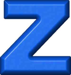  Blue Refrigerator Magnet Z