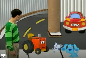  Blue's Clues Periwinkle Misses His Friend Periwinkle sees traktor his friend live in the garahe