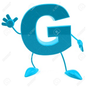  Cartoon Character Of Letter G Stock Photo, Picture And Royalty