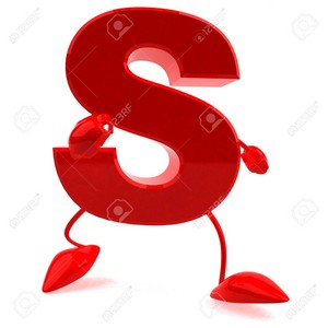  Cartoon Character Of Letter S Stock Photo, Picture And Royalty