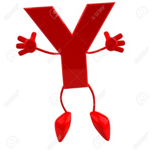  Cartoon Character Of Letter Y Stock Photo, Picture And Royalty