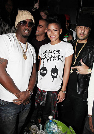  P. Diddy, Cassie and French Montana