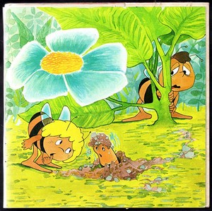  French Maya the Bee Max the Earthworm episode book adaptation book illustration 2