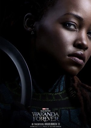  Lupita Nyong'o as Nakia | Black Panther: Wakanda Forever | Character Poster