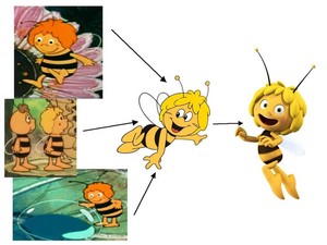  Maya the Bee throughout the years