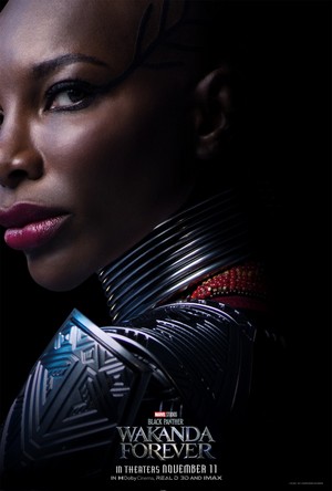  Michaela Coel as Aneka | Black Panther: Wakanda Forever | Character Poster
