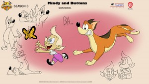 Mindy and Buttons (Animaniacs 2020 Season 3) Main Model Characters 2022