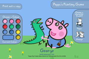  Peppa's Painting Game