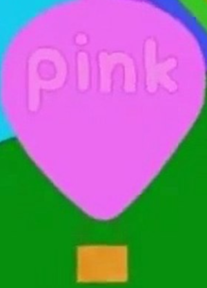  담홍색, 핑크 Hot Air Balloon