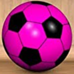  merah jambu Bola sepak Ball